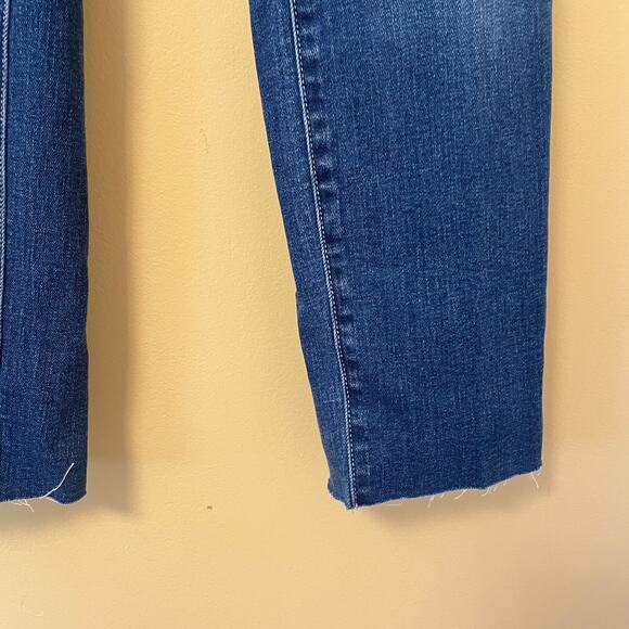 NWT L'AGENCE Sada High Rise Crop Slim Jeans 25 0 Raw Hem Laredo Wash Straight - Picture 8 of 8